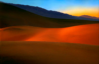 Dunes at sunset